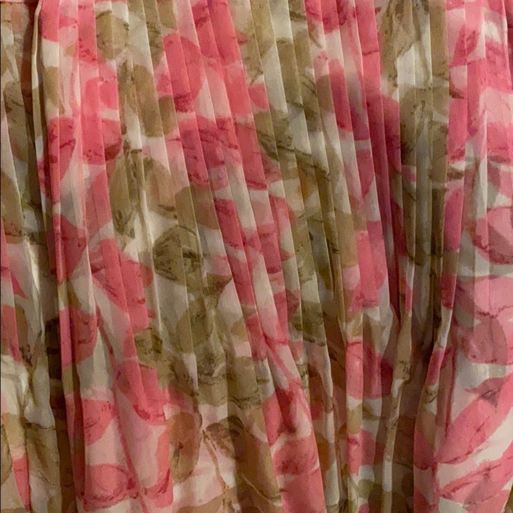 Pink vintage midi dress (s) - Picture 4 of 5